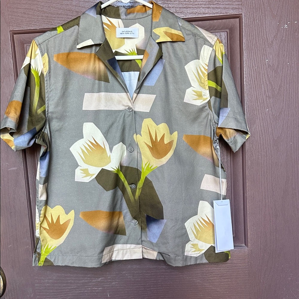 Saturdays New York City Multicolor Button Down Shirt - Picture 1 of 15